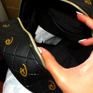 Disney black and gold special  edition back pack disney loungefly backpack